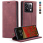 For Xiaomi Redmi Note 13 Pro 5G CaseMe 013 Multifunctional Horizontal Flip Leather Phone Case(Wine Red)
