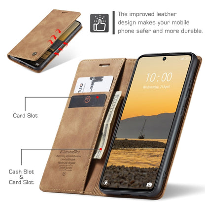 For Xiaomi Redmi Note 13 Pro 5G CaseMe 013 Multifunctional Horizontal Flip Leather Phone Case(Brown)