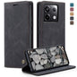 Pour Xiaomi Redmi Note 13 Pro 5G Coque de téléphone en cuir à rabat horizontal multifonctionnel CaseMe 013 (Noir)