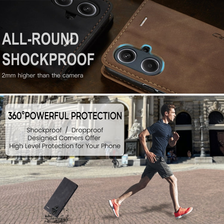 For Xiaomi Redmi Note 13 Pro+ CaseMe 013 Multifunctional Horizontal Flip Leather Phone Case(Black)