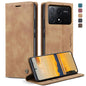 For Xiaomi Poco X6 Pro CaseMe 013 Multifunctional Horizontal Flip Leather Phone Case(Brown)