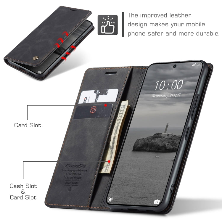 For Xiaomi Poco X6 Pro CaseMe 013 Multifunctional Horizontal Flip Leather Phone Case(Black)