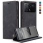For Xiaomi Poco X6 Pro CaseMe 013 Multifunctional Horizontal Flip Leather Phone Case(Black)