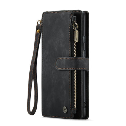 For Google Pixel 8a CaseMe C30 Multifunctional Leather Phone Case(Black)