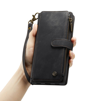For Google Pixel 8a CaseMe C30 Multifunctional Leather Phone Case(Black)