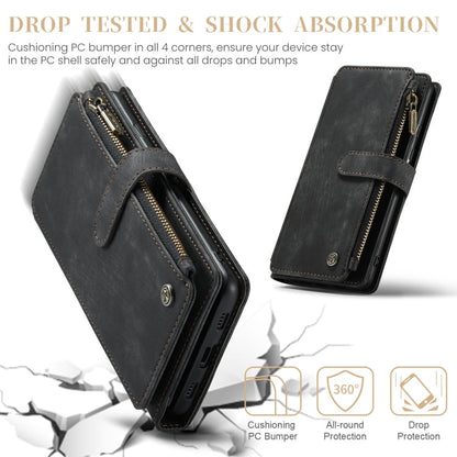 For Google Pixel 8a CaseMe C30 Multifunctional Leather Phone Case(Black)