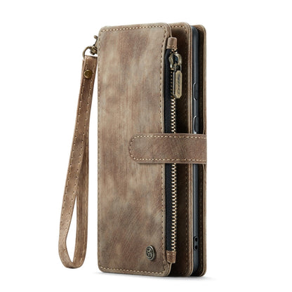 Pour Google Pixel 8a étui de téléphone en cuir multifonctionnel CaseMe C30 (marron)