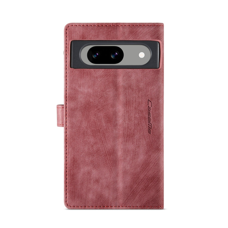 Pour Google Pixel 8a Étui portefeuille multifonctionnel en cuir CaseMe C30 (rouge)