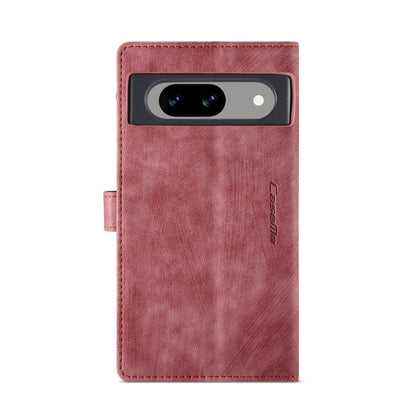 Pour Google Pixel 8a Étui portefeuille multifonctionnel en cuir CaseMe C30 (rouge)