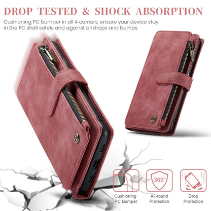 Pour Google Pixel 8a Étui portefeuille multifonctionnel en cuir CaseMe C30 (rouge)