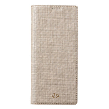For Sharp Aquos Sense8 ViLi DMX Series Shockproof TPU + PU Leather Magnetic Attraction Horizontal Flip Case(Gold)