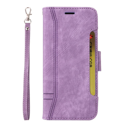 For iPhone 16 Pro Max BETOPNICE Dual-side Buckle Leather Phone Case(Purple)