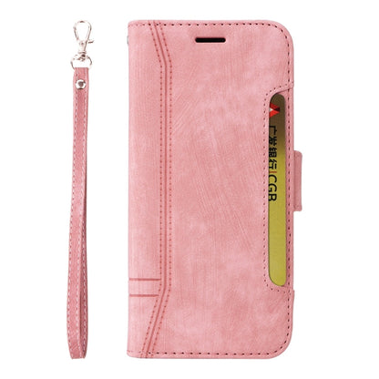 For iPhone 16 Pro BETOPNICE Dual-side Buckle Leather Phone Case(Pink)