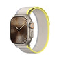Pour Apple Watch 10 46mm Bracelet de montre en nylon DUX DUCIS série YJ (Jaune)