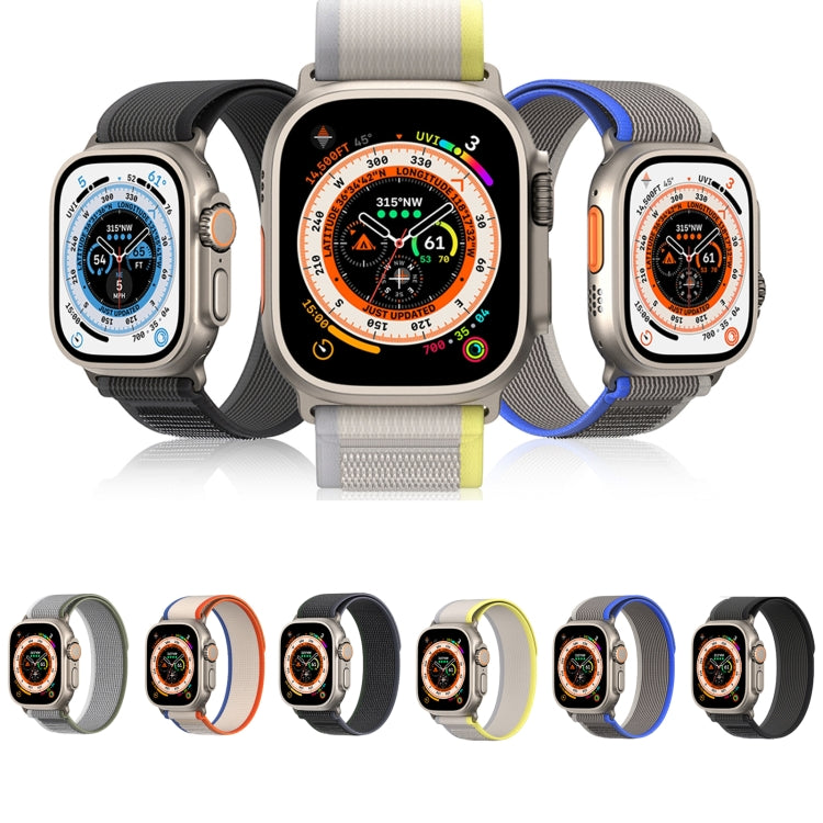 Pour Apple Watch 10 46mm Bracelet de montre en nylon DUX DUCIS série YJ (Jaune)