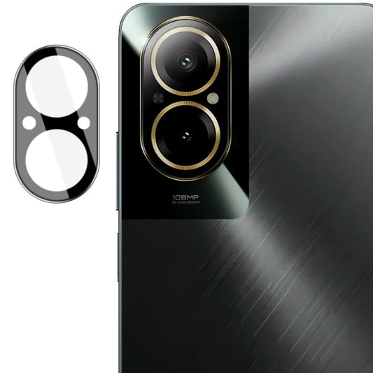 Pour Realme C67 4G Global IMAK Film de Protection pour Objectif de Caméra Arrière Version Noire