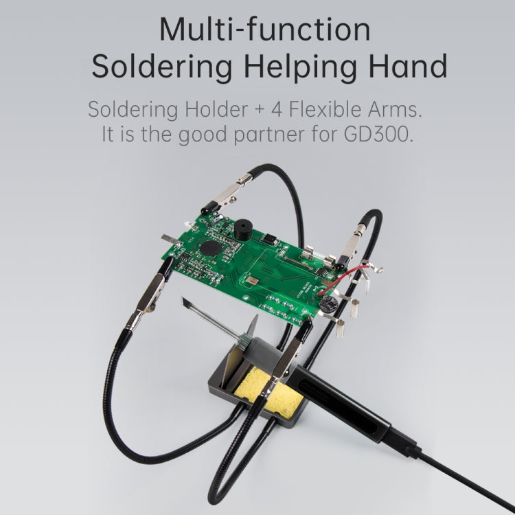 GVDA GD300 Intelligent Internal Heating Digital Display Constant Temperature Maintenance Electric Soldering Iron with Stand Set
