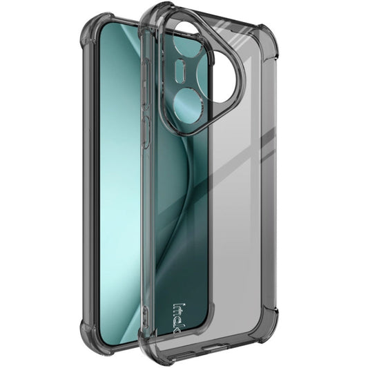 Pour Huawei Pura 70, coque de téléphone imak antichoc Airbag en TPU (Noir transparent)