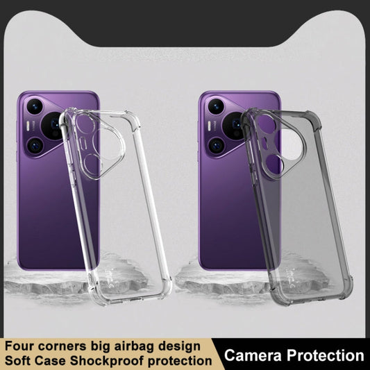 For Huawei Pura 70 Pro / 70 Pro+ imak Shockproof Airbag TPU Phone Case(Transparent)