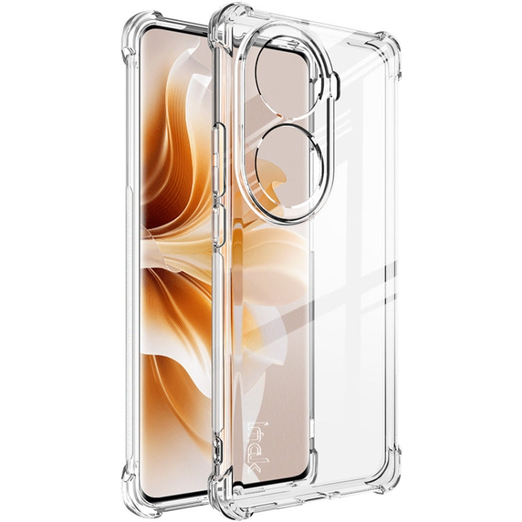 Pour coque de téléphone TPU antichoc Airbag imak pour OPPO Reno11 Pro 5G Global (Transparent)