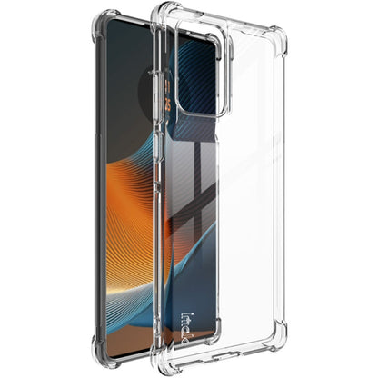 For Motorola Edge 50 Fusion 5G imak Shockproof Airbag TPU Phone Case(Transparent)
