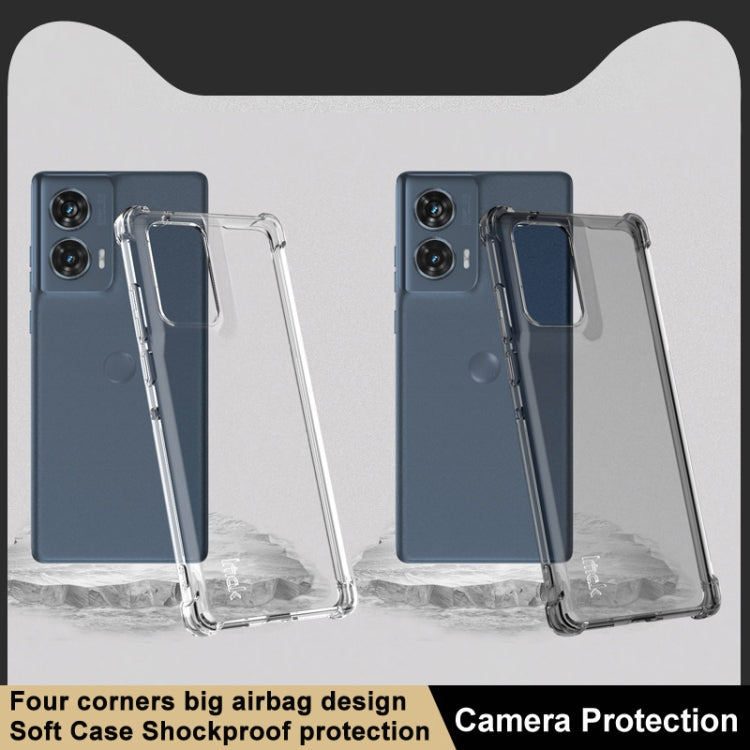 For Motorola Edge 50 Fusion 5G imak Shockproof Airbag TPU Phone Case(Transparent)