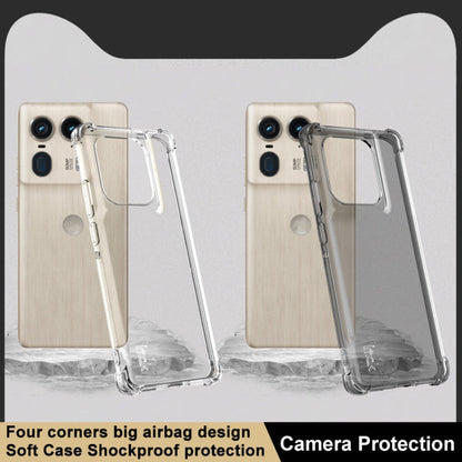 For Motorola Edge 50 Ultra 5G imak Shockproof Airbag TPU Phone Case(Transparent)