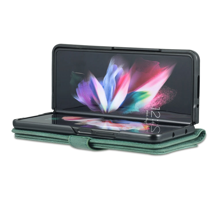 For Samsung Galaxy Z Fold5 AZNS Dream II Skin Feel PU+TPU Horizontal Flip PU Phone Case(Green)