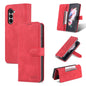 For Samsung Galaxy Z Fold5 AZNS Dream II Skin Feel PU+TPU Horizontal Flip PU Phone Case(Red)