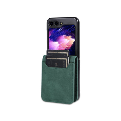 For Samsung Galaxy Z Flip6 / Flip7 FE AZNS Dream II Skin Feel PU+TPU Horizontal Flip PU Phone Case(Green)