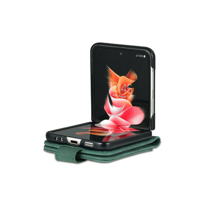 For Samsung Galaxy Z Flip6 / Flip7 FE AZNS Dream II Skin Feel PU+TPU Horizontal Flip PU Phone Case(Green)