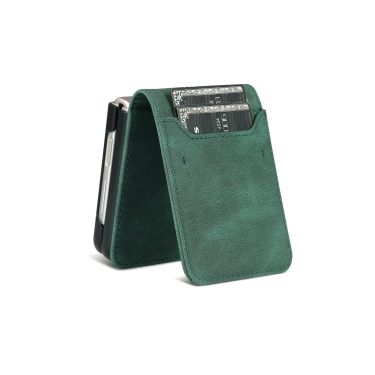 For Samsung Galaxy Z Flip6 / Flip7 FE AZNS Dream II Skin Feel PU+TPU Horizontal Flip PU Phone Case(Green)