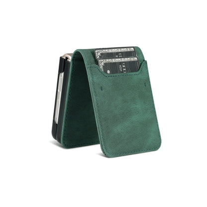 For Samsung Galaxy Z Flip6 / Flip7 FE AZNS Dream II Skin Feel PU+TPU Horizontal Flip PU Phone Case(Green)