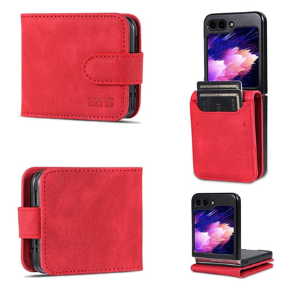 For Samsung Galaxy Z Flip6 / Flip7 FE AZNS Dream II Skin Feel PU+TPU Horizontal Flip PU Phone Case(Red)