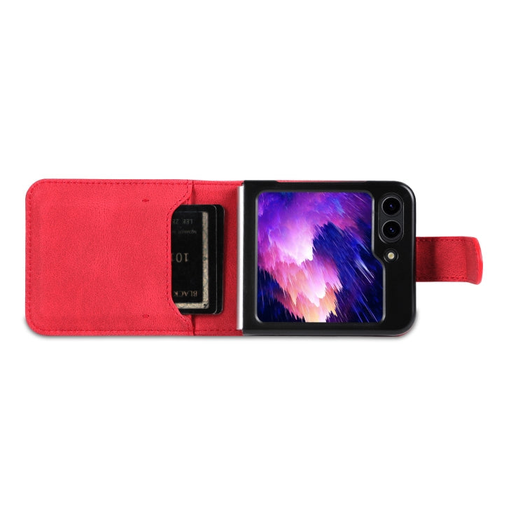 For Samsung Galaxy Z Flip6 / Flip7 FE AZNS Dream II Skin Feel PU+TPU Horizontal Flip PU Phone Case(Red)