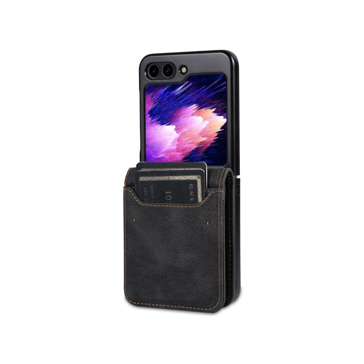 For Samsung Galaxy Z Flip6 / Flip7 FE AZNS Dream II Skin Feel PU+TPU Horizontal Flip PU Phone Case(Black)