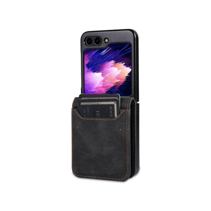 For Samsung Galaxy Z Flip6 / Flip7 FE AZNS Dream II Skin Feel PU+TPU Horizontal Flip PU Phone Case(Black)