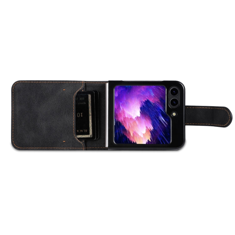 For Samsung Galaxy Z Flip6 / Flip7 FE AZNS Dream II Skin Feel PU+TPU Horizontal Flip PU Phone Case(Black)