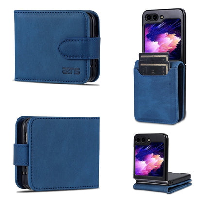 For Samsung Galaxy Z Flip6 / Flip7 FE AZNS Dream II Skin Feel PU+TPU Horizontal Flip PU Phone Case(Blue)