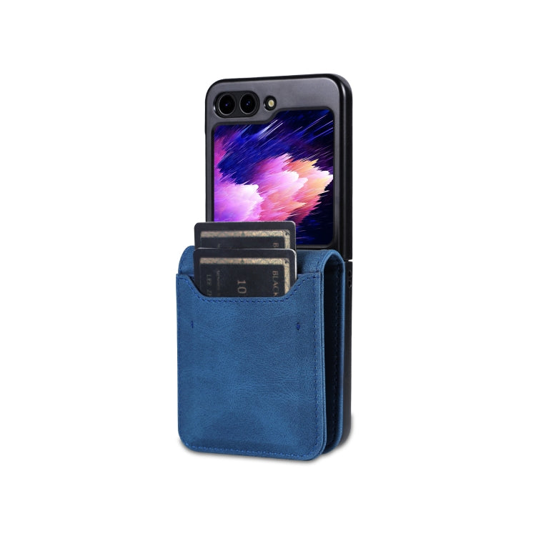For Samsung Galaxy Z Flip6 / Flip7 FE AZNS Dream II Skin Feel PU+TPU Horizontal Flip PU Phone Case(Blue)