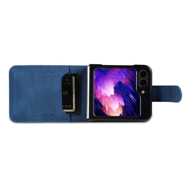 For Samsung Galaxy Z Flip6 / Flip7 FE AZNS Dream II Skin Feel PU+TPU Horizontal Flip PU Phone Case(Blue)