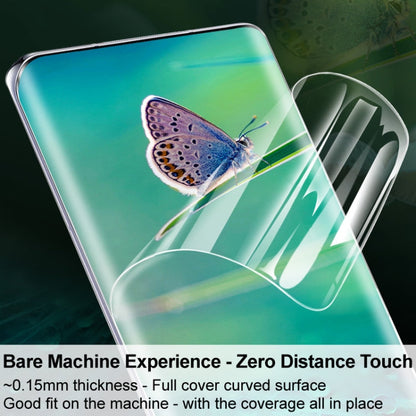 For Honor 80 Pro 5G 2 in 1 imak Curved Full Screen Hydrogel Film Front Protector