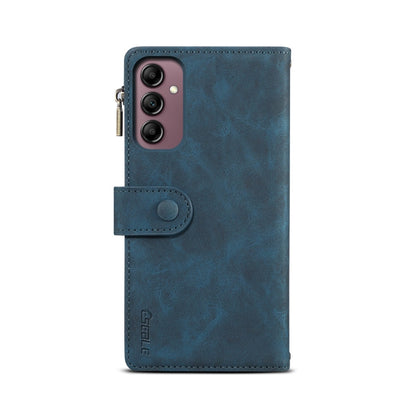 For Samsung Galaxy M15 / F15 ESEBLE Retro Frosted RFID Flip Leather Phone Case(Dark Green)