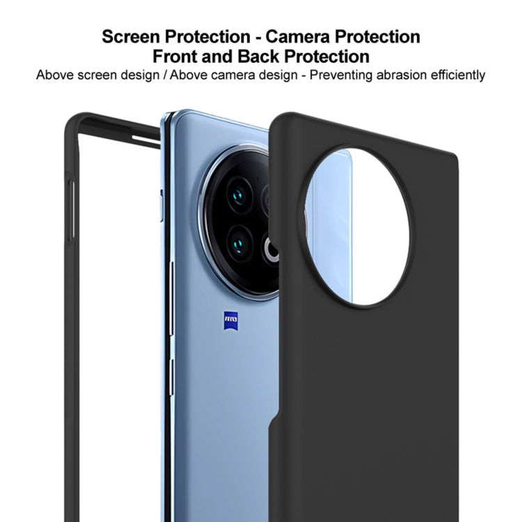 Pour vivo X Fold2 Coque PC colorée IMAK JS-2 Series (Noir)