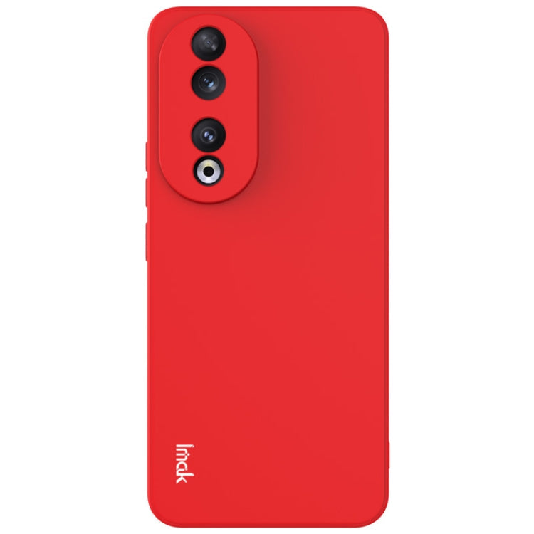 Pour Honor 90 5G Étui de Téléphone en TPU à Bord Droit imak Série UC-4 (Rouge)