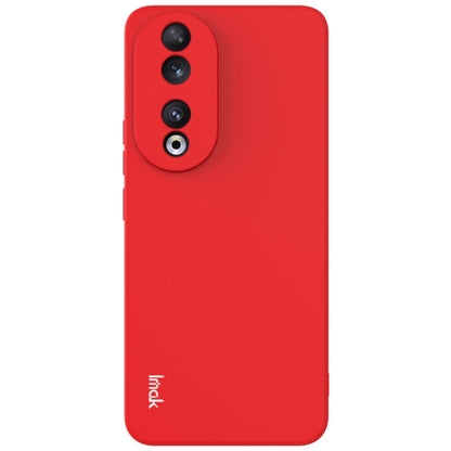 Pour Honor 90 5G Étui de Téléphone en TPU à Bord Droit imak Série UC-4 (Rouge)