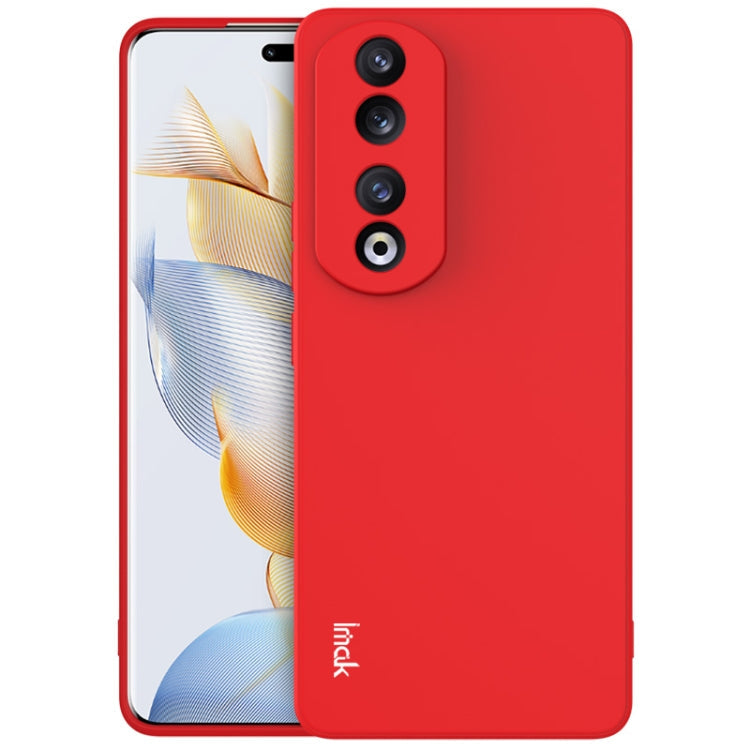 For Honor 90 Pro 5G imak UC-4 Series Straight Edge TPU Phone Case(Red)