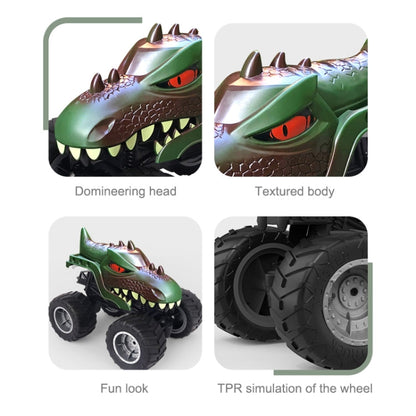 JJR/C Q148 2.4G Dinosaur Climbing Remote Control Car Monster Truck(Green)