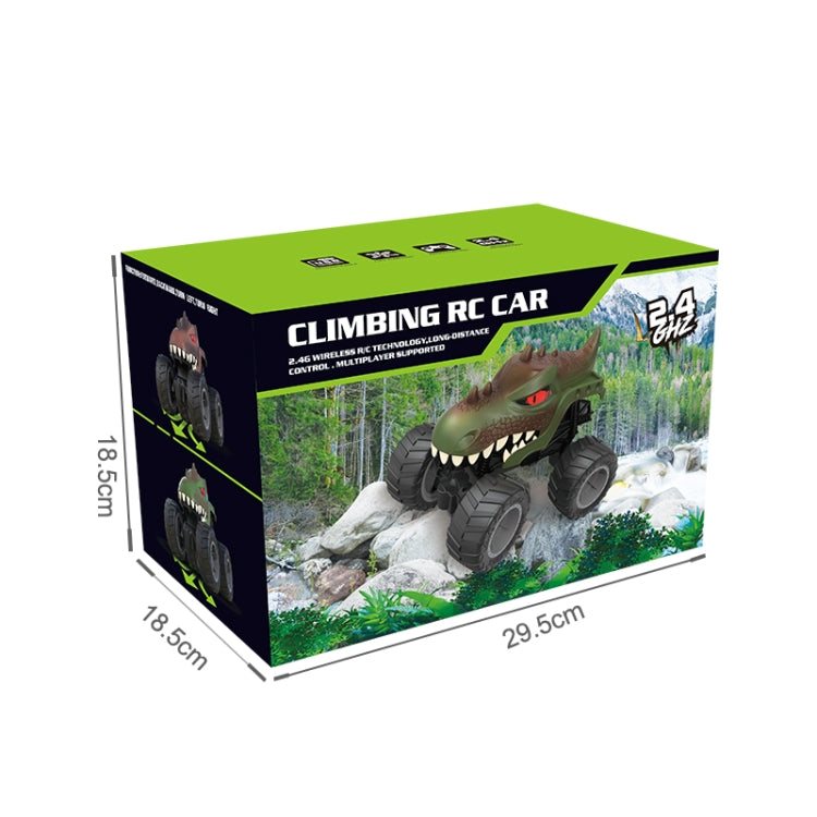 JJR/C Q148 2.4G Dinosaur Climbing Remote Control Car Monster Truck(Green)