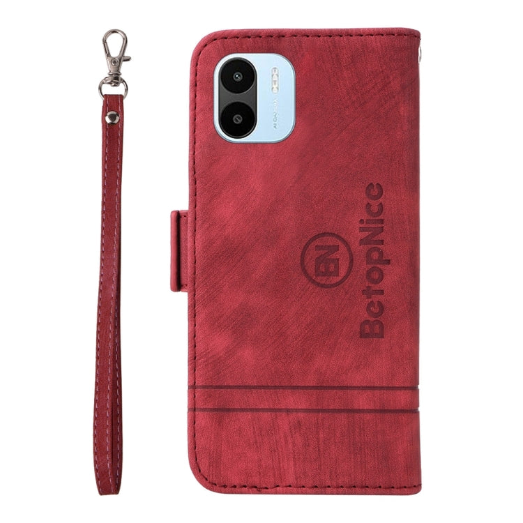 For OPPO A1 5G / A98 / F23 5G BETOPNICE Dual-side Buckle Leather Phone Case(Red)